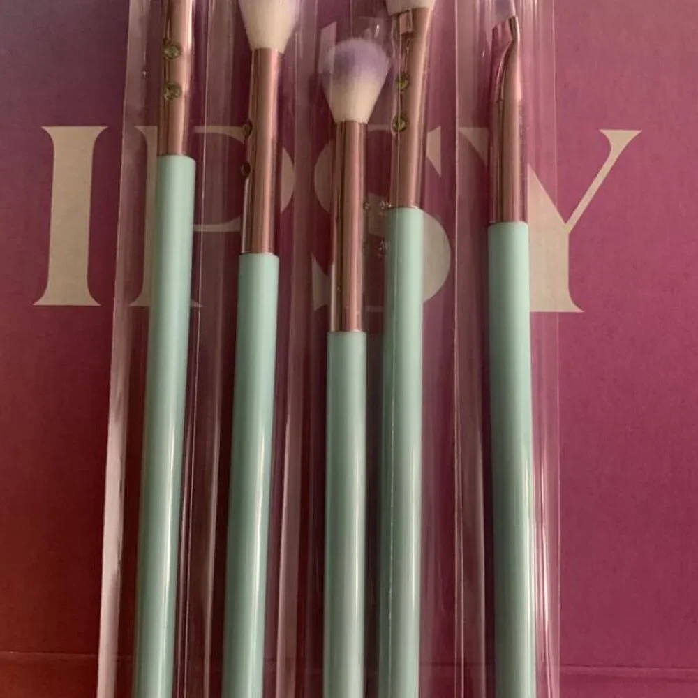 SLMISSGLAM 5-Piece Ombré Eye & Lip Brush Set‎ (BRAND-NEW IN PACKAGE!)